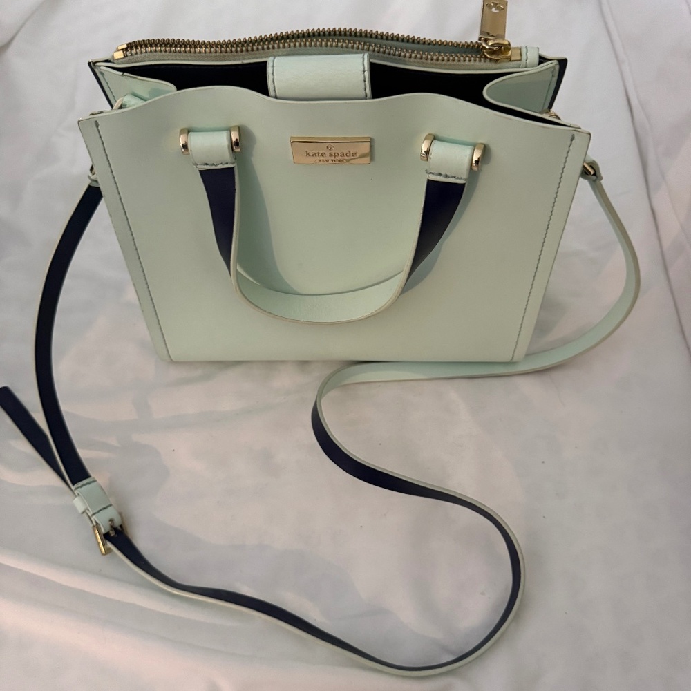 Kate Spade Teal and Navy Bag